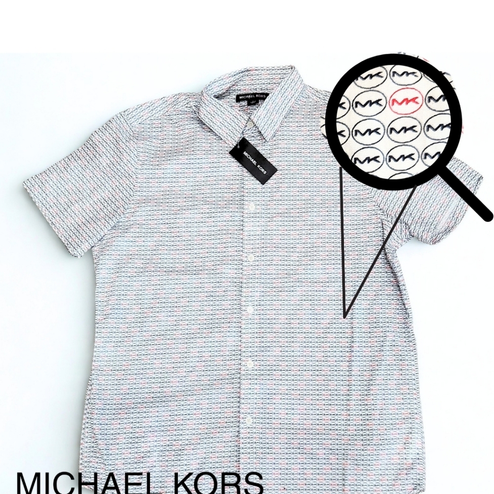 MK Mens Resort 1 Classic Logo button down